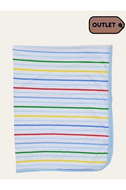 Outlet/ Single Layer Combed Cotton Swaddle Blanket for Baby Girls and Boys/ Colorful Striped
