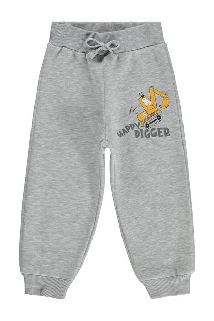 Scoop Print Printed Sweatpants for 2-5 Years Old - Gray