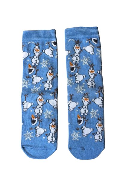 17077 Girl's Elsa Anna Olaf Socks