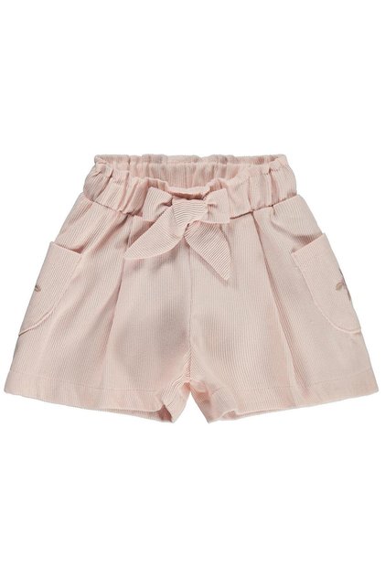 Pocketed Bowknot Shorts for 6-18 Months - Powder