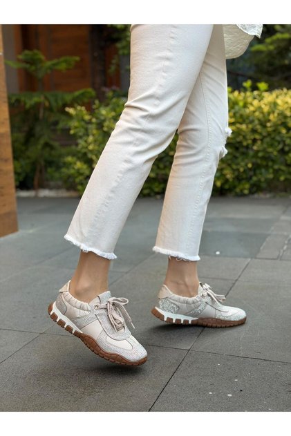Bej Stone Women's Casual Sports Shoes
