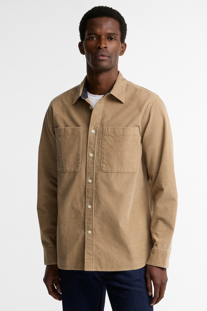 Authentic Cord Gömlek ST17 Washed Stone