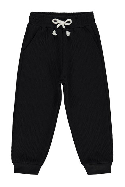 Striped Sweatpants for 6-9 Years Old - Black
