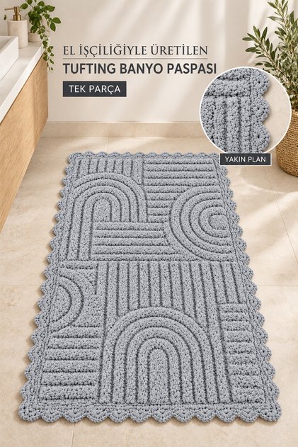 Bodrum Tufting Cotton Handmade Braided Mat 113 (80 X 135 cm)