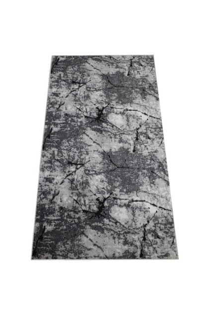 Covor Antiderapant Alara, Gri Pal cu negru, 150 x 230cm