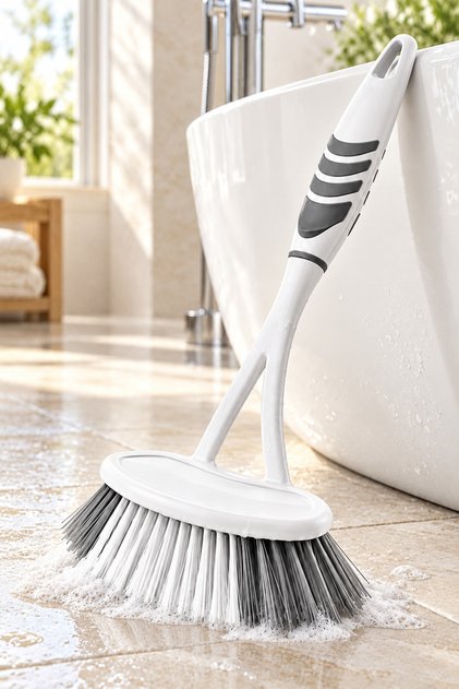 Softon Handle Sink and Bathtub Cleaning Brush, Bathroom Countertop and Tile Cleaning Brush (Scented Handle)