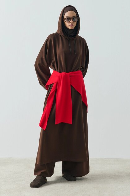 Marla Oversize Sweatshirt Brown