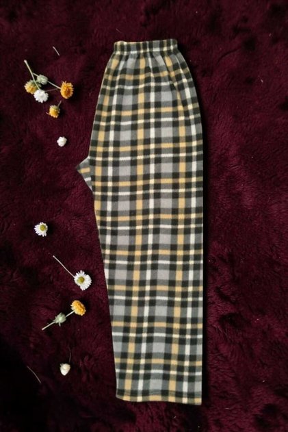 Women's Battal Fleece Fabric Pajama Bottoms Soft Comfortable Fit Mesh Large Size