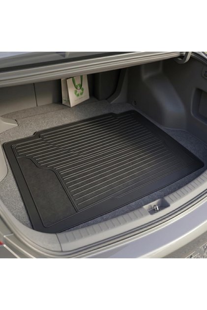 Auto Family Car Boot Mat, Heavy Duty Waterproof Trunk Liner, Anti-Slip Rubber Cargo Mat, Trimmable Automotive Floor Mats Dustproof, Suv Trunk Mat, Car Interior Protector (Black Pro)
