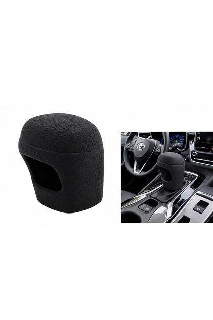 Gear Knob Cover Silicone Toyota Automatic Gear Black