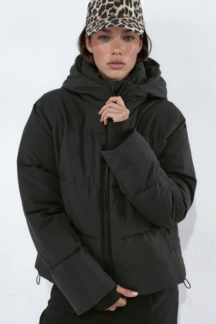 Hooded Basic Puffer Jacket