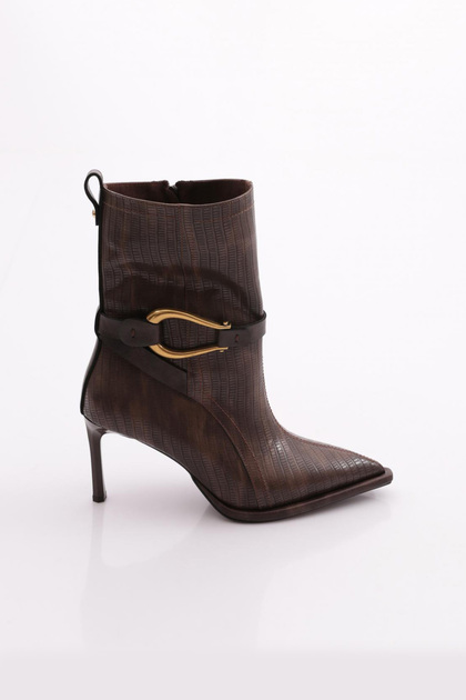 12032 Women's Thin Heeled Boots with Accessories