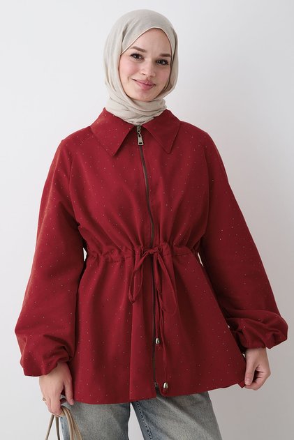 Stoned Balloon Red Lined Jacket