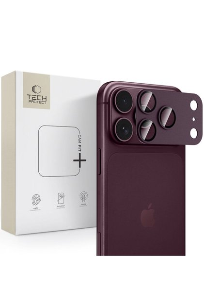 Protecție Cameră iPhone 17/18 Pro Camfull Fit+ Burgundy