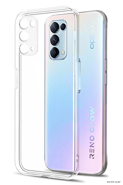 Spt-Gld Newface Reno 5 Case Luxury (185459) Transparent Silicone