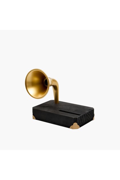 Wooden Amplifier Phone Stand