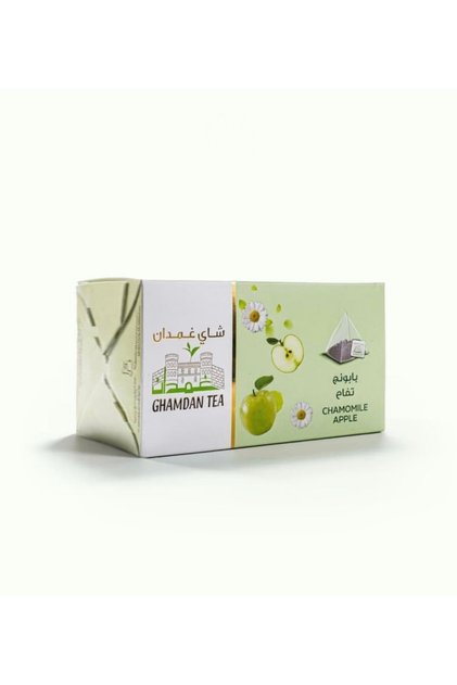 شاي بابونج وتفاح 20 lمغلف هرمي، ويجمع زهور البابونج الطبيعية مع قطع التفاح المجففة في كوب هادئ الطعم، خالٍ من الكافيين.