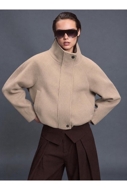 Strvd Model Zipper Soft Textured Puffer Jacket
