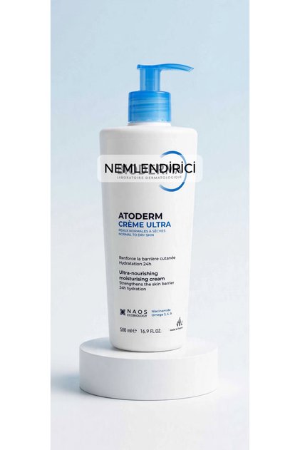 Atoderm Cream Ultra Kuru Ciltler Bebek, Çocuk, Yetişkin Nemlendirici Yüz, Vücut Bakım Kremi 500 ml