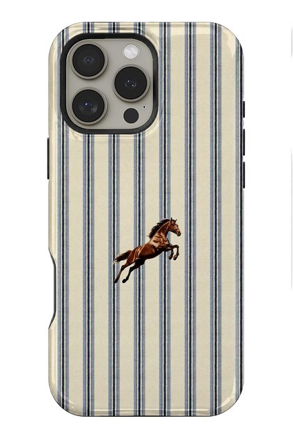 Compatible with iPhone 14 Pro Max - Flying Horse, Double Layer Cover, Glossy Surface Protective Case
