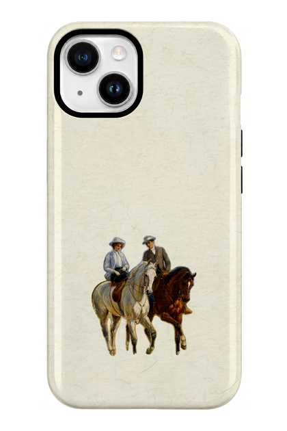 Compatible with iPhone 15 Plus / 14 Plus - Manita Troopers of the Steppe, Double Layer Cover, Glossy Surface Protective Case