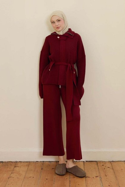Cemre Premium Suit Claret Red