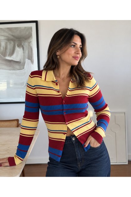 Milano Stripe Hırka