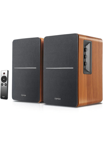 Boxe R1280TS, 2.0, 42W, telecomandă, subwoofer, Maro