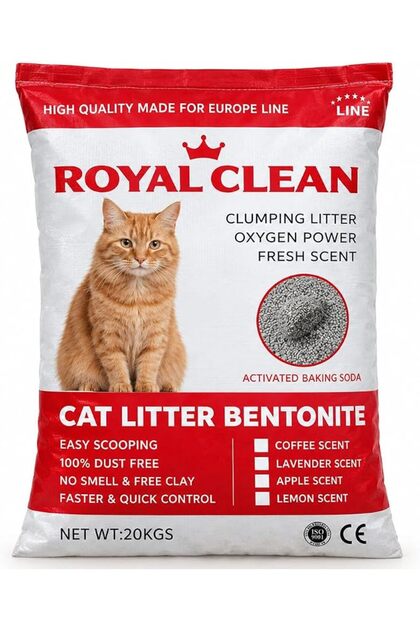 Royal Clean Premium Cat Litter - 25L (20KG)