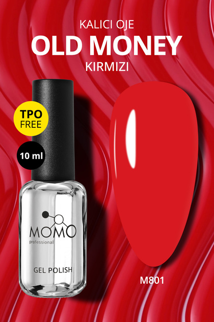 Kalıcı Oje M801 Old Money, Kırmızı, 10 ml