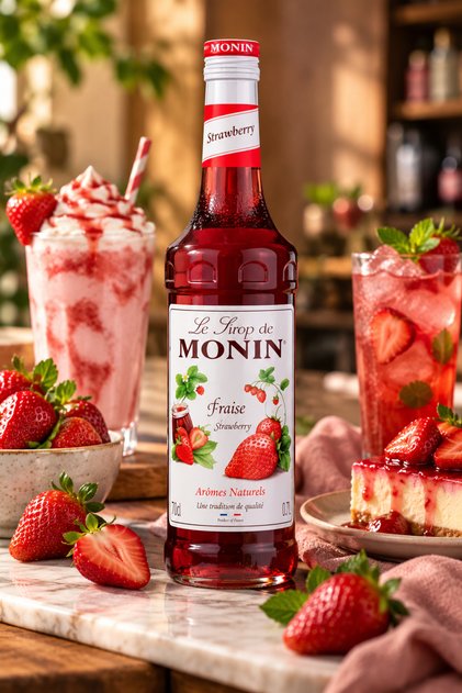 Strawberry, Sirop de Căpșuni, 700 ml
