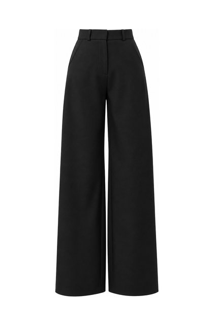 Basic Wideleg Fabric Trousers