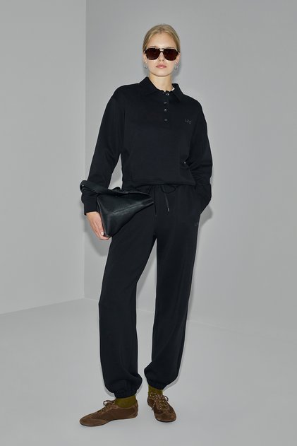 Sera Knitted Women's Sweatpants Black