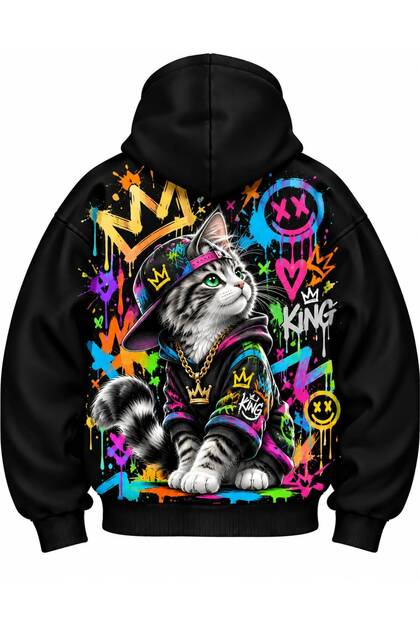 Snow Masked Ninja Unisex Sweatshirt Cardigan 3 Yarn Thick Fleece (100% Cotton)