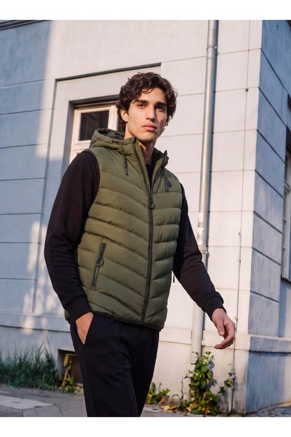 Gilet with Hood