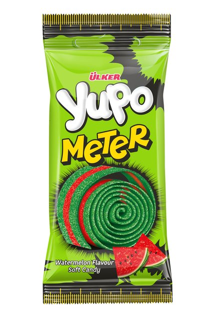 ULKER YUPO ROLL METER WATER MELON 50G