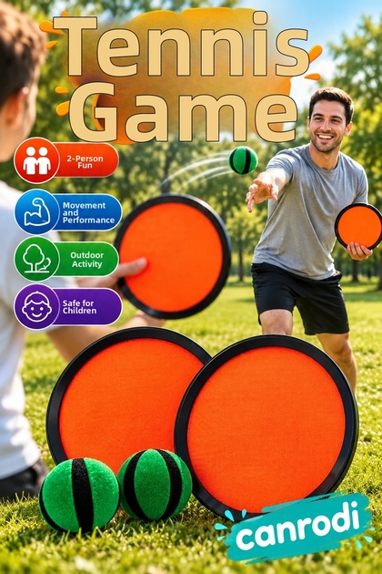 2-Person Velcro Ball Catching Game for Kids – Catch Ball Fun Set