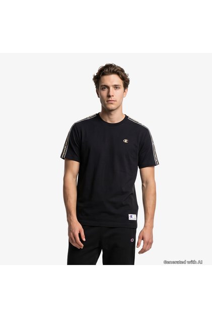Ss Men's Black T-Shirt