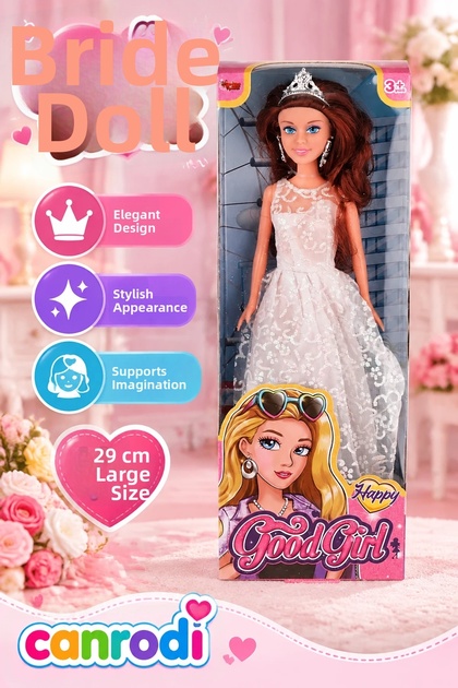 Wg-66631 Bride Doll 29 cm -Canrodi