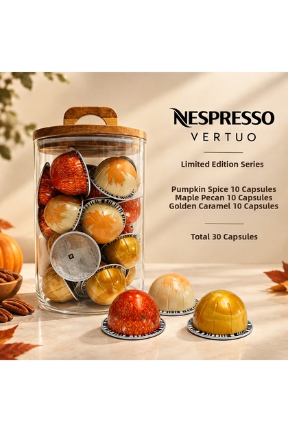 Vertuo Limited Edition Golden Capsule Coffee Series 30Lu + Gift