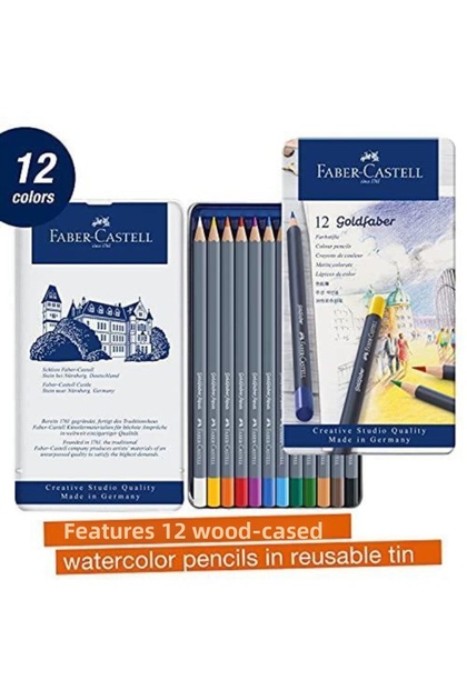 Brand: Faber-castell Goldfaber Crayons, 12 Colors Category: Dry Crayons