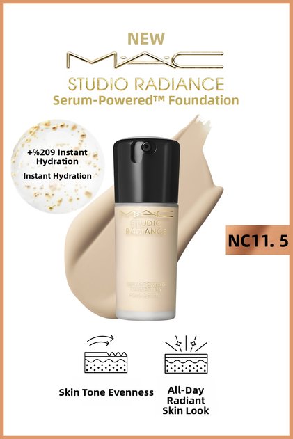 Studio Radiance Serum-Powered ™ Radiant Finish Skin Care Effect Foundation - Nc11.5 - 30ml
