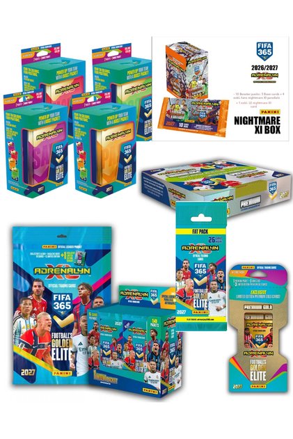 Licensed Adrenalyn XL â„¢ Fifa 365 - 2027 Trading Cards Ultimate Bundle Set Football Player Cards