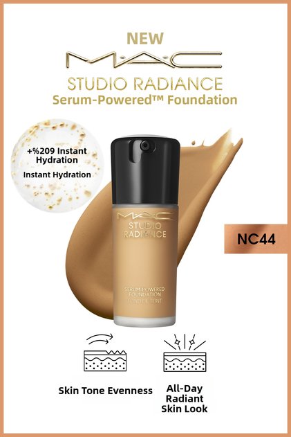 Studio Radiance Serum-Powered ™ Radiant Finish Skin Care Effect Foundation - Nc44 - 30ml