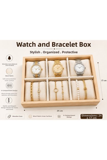 Wooden Case, Suede Fabric, Special Watch Box, Watch Stand