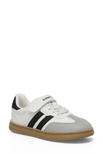 101972857 Mavner Pu White-Black Boys' Sports Shoes