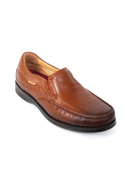 35301-g Tan Genuine Leather Men's Wide Fit Shoes