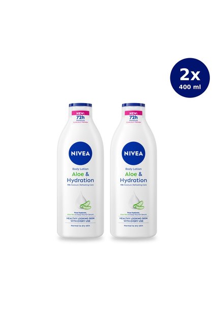 Loțiune de corp cu Aloe Vera, 400 ml X2