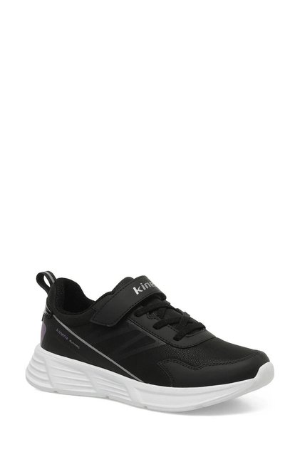 101741864 Rugos Pu J Black-Purple Silver Girl's Sports Shoes