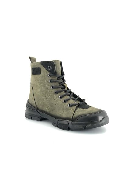 Bonn 102 21520 100% Genuine Leather Men's Boots KHAKI